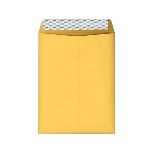 Staples EasyClose Catalog Envelopes 10"L x 13"H Brown 100/BX (381969/
