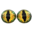 thumbnail image 3 of High Domed Transfixing Earth Dragon Glass Eyes, 3 of 4