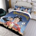 thumbnail image 3 of Mary Poppins Conjunto de sábanas temático, trío de piezas, cómodo y amigable con la piel, diseño único, regalo de decoración para el hogar para familiares, amigos y fans, 90 cm * 190 cm, 3 of 6