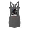 thumbnail image 2 of Wild Bobby Ford Shelby GT Rims Vintage Women Tri-Blend Racerback Tank Top, 2 of 6