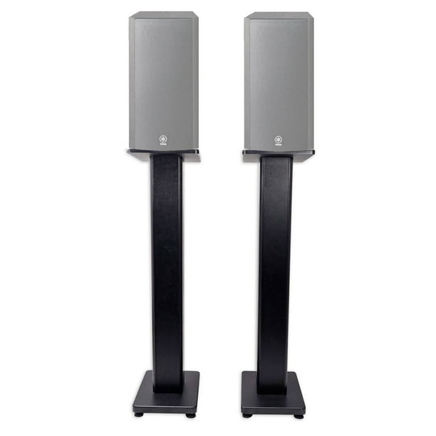 Pair 36" Bookshelf Speaker Stands For Yamaha NSB310BL Bookshelf