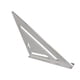 thumbnail image 3 of Regla triangular de alta precisión Medidores de estructura de construcción para ingeniero carpintero Blanco Sharpla regla triangular, 3 of 6
