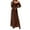 1-Brown, variant on Elegant Knit Sweater And Skirt For Pullover Dress Outfit With Long Skirt Sophisticated Casual Wear For Ladies Bathing Suit with Long Sheer Skirt Gowns Women