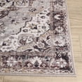 thumbnail image 6 of Superior Mahi Modern Medallion Washable Indoor Area Rug, 12' x 18', Grey, 6 of 8