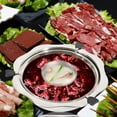 thumbnail image 3 of 32cm Stainless Steel Rotating Hot Pot Steamboat Basin Double-Layer Detachable, 3 of 11