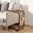 walnut, variant on Double Layer C Shaped Side Table with Wheels, 360° Rotatable Mobile Sofa Bedside Table, Sturdy Metal Frame Space Saving Home Coffee Table,White