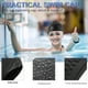 thumbnail image 3 of BRIGHTFUFU Útil gorro de natación de silicona Práctico impermeable natación sombrero de piscina pelo largo protección para los oídos natación gorras para mujeres mujer (negro), 3 of 7