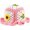 Light Pink, variant on Women's Floral Applique Crochet Bucket Hats Knit Caps