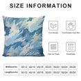 thumbnail image 5 of COMIO  Watercolor Painting Throw Pillow Cover Grunge Modern Abstract Indigo Blue Artistic Dye Art Cozy Square Cushion Case for Men Women Boys Girls Room Home Decor, 5 of 5