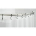 thumbnail image 7 of iDesign, Curved Shower Curtain Rod, Brushed Stainless Steel, 7 of 7