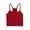 Red, variant on Wenini Women's Tank Tops Ribbed Spaghetti Strap Racerback Crop Tops Sleeveless Round Neck Slim Fit Casual Basic Summer Tops, Yellow M