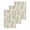 Green Beige, variant on Red Botanical Kitchen Dish Towels for Drying Dishes Set of 4, Pastoral Elegant Spring Floral Waffle Weave Microfiber Hand Tea Bathroom Towels Quick Dry & Absorbent Towel 15.7x23.6