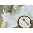 thumbnail image 4 of Saro Lifestyle 6300.W1654B 16 x 54 in. Hemstitched Border Table Runner, White, 4 of 4