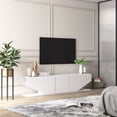 thumbnail image 2 of Incia 71" Modern Wood TV Stand for Maximum 75" TV, Glossy White Finish, 2 of 9