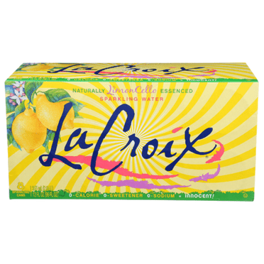 La Croix LimonCello Sparkling Water 8 Pack 12 fl oz - Pack of 2