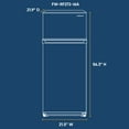thumbnail image 5 of Farberware 7.3 cu ft Top Mount Double Door Refrigerator, Silver, 5 of 11