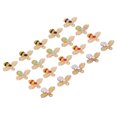 thumbnail image 4 of Bee Pendant Craft,  Rhinestone Alloy Exquisite Appearance Bee Charm Pendants Hand Made  For Keychain, 4 of 8