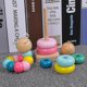 thumbnail image 3 of Rompecabezas Colorido Juguete de madera Gusano Niños Aprendizaje Educación Enseñanza Desarrollo del bebé Juego de dedos Niños Montessori Regalo / Macaron MMC / kaili Sencillez, 3 of 5