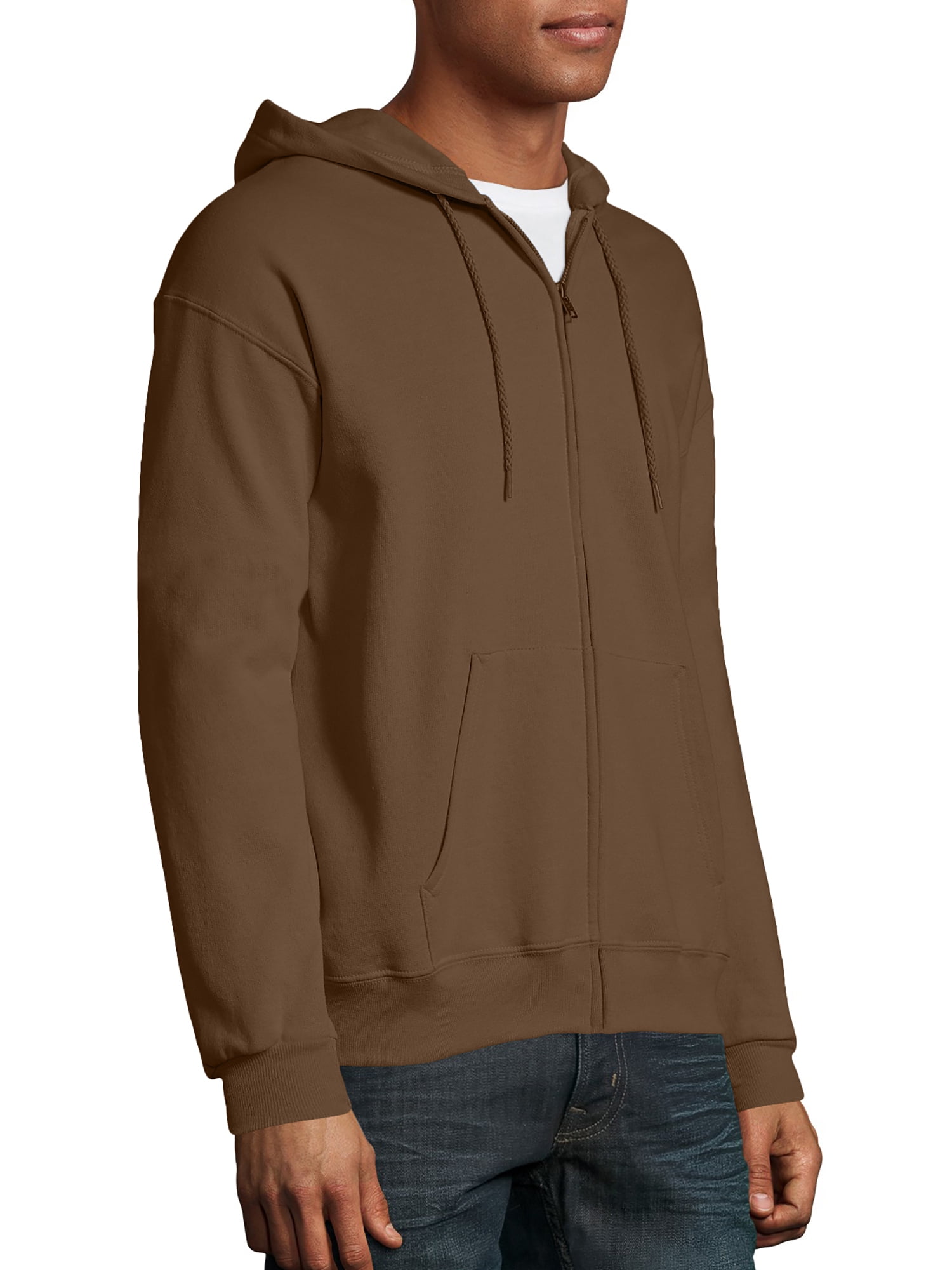 hanes brown hoodie