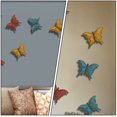 thumbnail image 3 of Arte de pared de mariposa de Metal, decoración de pared de mariposa rústica de hierro 3D, escultura de pared inspirada, decoración colgante de mariposa para el patio del jardín del hogar JFHHH pequeña, 3 of 5