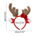 thumbnail image 3 of PRETXORVE Christmas Decorations, Christmas Ornaments, Christmas Decorations for Adults and Children, Deer Antler Headbands, Fabric, Christmas Gifts, 3 of 7