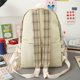 thumbnail image 5 of Mochila Mujer Bolsa 5 unids/set mochila de mujer moda lindo de escuela a cuadros para vacaciones (caqui) Tmvgtek Para Estrenar, 5 of 9