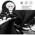 thumbnail image 5 of Touchbetter Halloween Shower Curtain, Cartoon Funny Skull Skeleton Dancing Bathroom Curtain Halloween Party Retro Bath Curtain Waterproof Fabric Machine Washable with 12 Hooks, 72"X84", 5 of 6