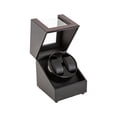 thumbnail image 4 of TISHITA Automatic Watch Winder PU Leather Single Winding Box Display USB Organizer Watch A, 4 of 8