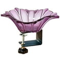 thumbnail image 1 of Bain d'Oiseaux en Verre Monté - Pince en Acier Réglable, Résistant aux Intempéries, Décoratif - pour Jardin, Patio et Cour, 1 of 7
