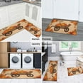 thumbnail image 6 of 2 Pieces Of Kitchen Rugs and Mats Non Skid Washable Fall (120) Kitchen Mat,Floor Cushion Waterproof Rug,Rubber Backed Area Rugs for Laundry 47*17+30*17, 6 of 7