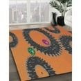 thumbnail image 2 of Ahgly Company Indoor Rectangle Patterned Orange Brown PAT3646X Area Rugs, 8' x 12', 2 of 6