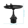 thumbnail image 2 of OULII 1Pcs Black Plastic Car Food Tray for Driving and Snack Holding, 2 of 8