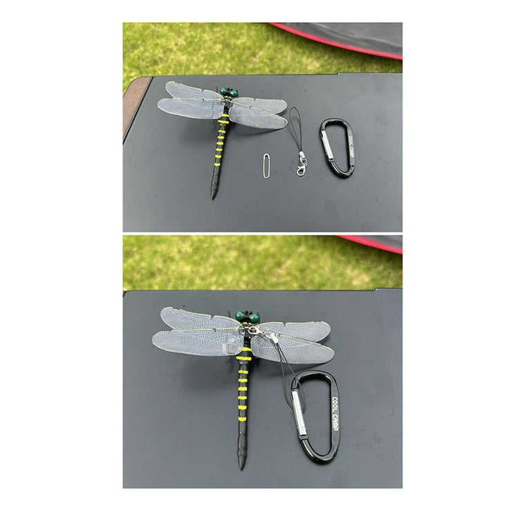 Dragonfly Hat Clip, Artificial Dragonflies Fly Repelling Supplies