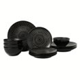 thumbnail image 1 of Thyme & Table Maddox Collection, 12-Piece Stoneware Dinnerware Set, 1 of 5