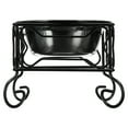thumbnail image 6 of YML DSB5 Wrought Iron Stand with Single Stainless Steel Feeder Bowl, 6 of 7