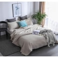 thumbnail image 3 of Kasentex  Quilted Coverlet Set Pre-Washed Microfiber Soft Warm Bedspread, Contemporary Star Design Beige Full - Queen 3 Piece, 3 of 6