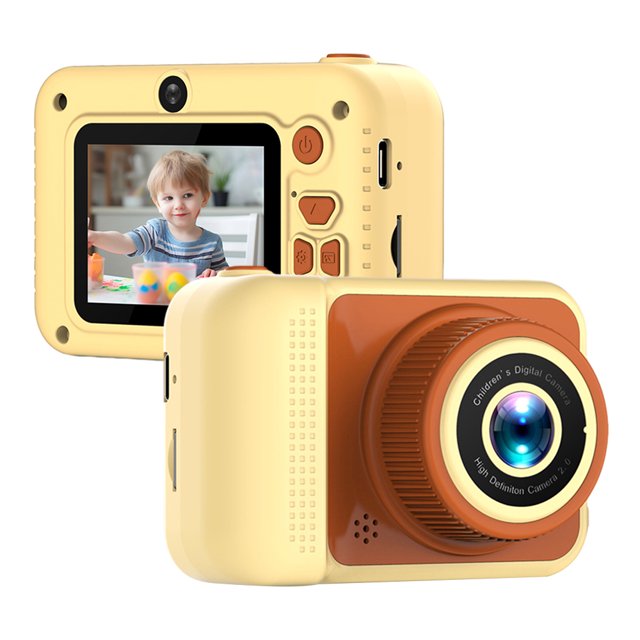 Cámara digital de 1080P, cámara para niños de 20 MP, linda cámara para niños con dibujos animados