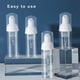 thumbnail image 3 of Guardurnaity Botella dispensadora de espuma, desmaquillador de plástico transparente portátil, dispensación de espuma, botellas vacías, Cuentagotas de vidrio y botellas 40ML, 3 of 6
