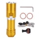 thumbnail image 1 of Linterna LED L2 Antorcha 100 M Buceo Impermeable para Acampar Atenuación Continua Dorado, 1 of 14