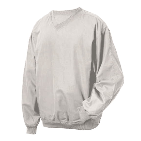 Monterey Club Men's Microfiber Poplin V-Neck Pullover #7412