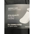 thumbnail image 3 of 6 Pair Men's Adidas Quarter Crew Socks Black Dark Grey Size 6-12 Running Tennis, 3 of 4