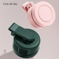 thumbnail image 6 of Portable Mini Bladeless Fan Clip On - Hands-Free Silent Fan with 360° Adjustable Airflow, 3 Speeds, for Stroller, Hat, Bag, Desk, Outdoor - Ultra Quiet & Lightweight USB Rechargeable, 6 of 6