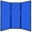 Blue Poly, variant on Versare Polycarbonate Privacy Screen Folding Panel | 3 Panels | 7'6" Wide x 5'10" Tall Light Gray
