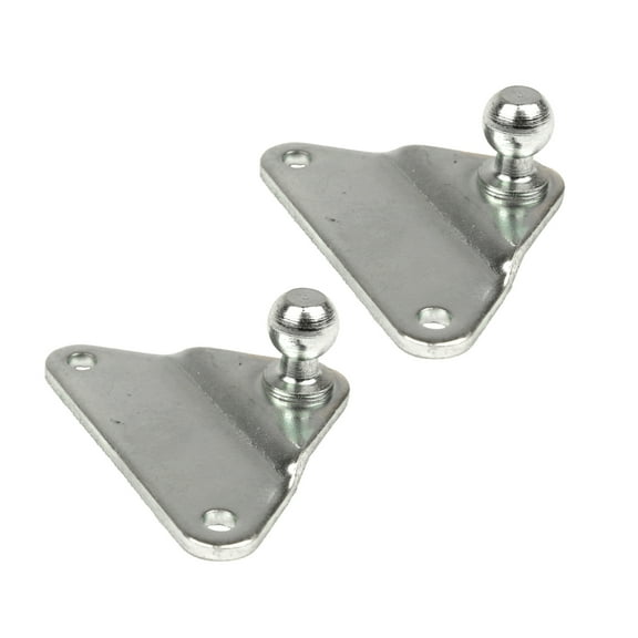 Set of 2 Ball Socket 13mm=1/2 Inch Bolt Hd Brackets S304 Stainless Steel New for Car Gas Shock Strut - Lift Supports Depot TO-BRK023SS-2-a