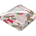 thumbnail image 4 of Cute Koala Blanket Pink Cartoon Koalas Bear Fruits Animal Strawberry Throw Blankets Kawaii Gifts for Girls Adults Lightweight Soft Fleece Cozy for Sofa Couch Bed Room Decor 60x80in, 4 of 6