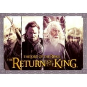 Lord of Rings Return of King movie cast 2003 postcard Aragorn Gandolf Gimli Legolas
