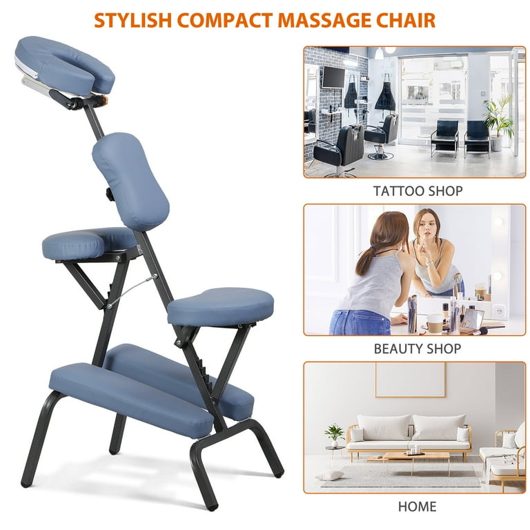 Portable massage chair - Blue Portable massage chair - Blue