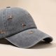 thumbnail image 3 of CaiYueKe Washed Soft Top Baseball Cap, Cute Puppy Embroidery Hat, Vintage Baseball Cap, Casual Streetwear Hat, Adjustable Unisex Cap, Breathable Summer Hat, Durable Everyday Cap, Low Maintenance Cap, 3 of 8