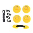 thumbnail image 2 of D Pad Patch Bungee Accessories Set Material premium Cuerda elástica de goma elástica Parche versátil de 8 cm con ganchos de cable para bote infla Amarillo DYNWAVEMX Parche de almohadilla para kayak, 2 of 7