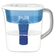 PUR 11 Cup Water Pitcher Filtration System, W 11.4" x H 10.4" x L 4.9", Blue, PPT110WA
